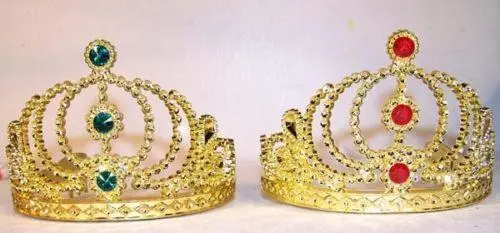 Gold Kids Jewel Tiara Crowns Hats 1
