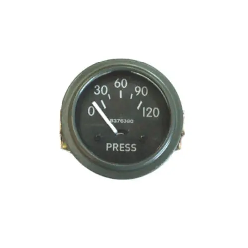 New M37/M43 24 Volt Early Oil Pressure Gauge - 120 Lb - Douglas Connectors - Cc1392579 1