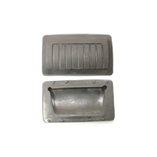 New 1969-1971 D & W-Series Clutch & Brake Pedal Cover Pad - Late Style - Cc1731228-Ln 1