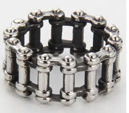 Bike Motorcycle Chain Stainless Steel Biker Ring 1