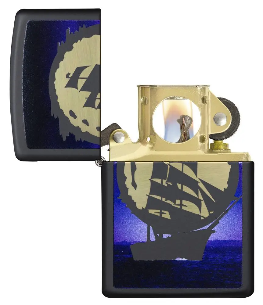 Pirate Ship In Moon Design 2