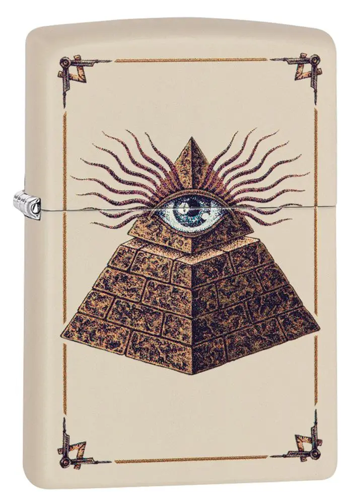 Eye Of Providence Cream Matte Design 1