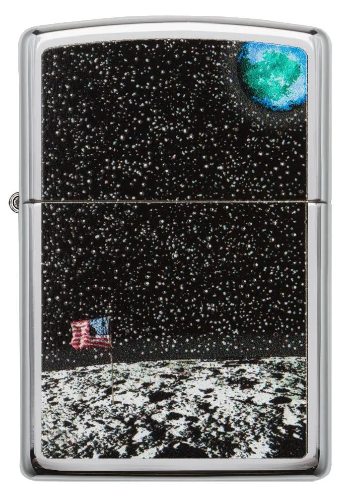 High Polish Chrome Moon Landing Design 2