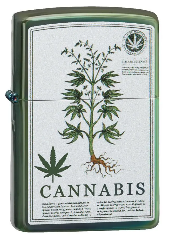 High Polish Green Cannabis Design 1