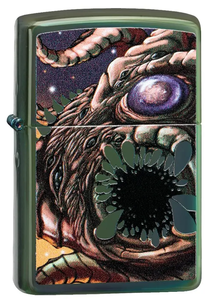 High Polish Green Apocalypse Monster Design 1