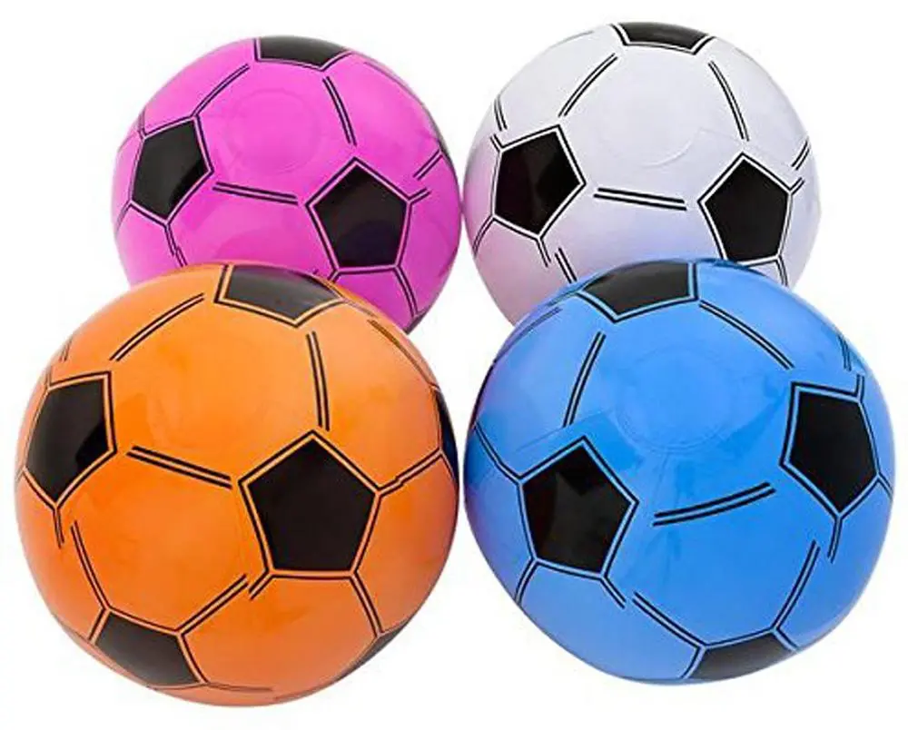 Assorted Colors Soccer Ball Inflate 16 Inch 1