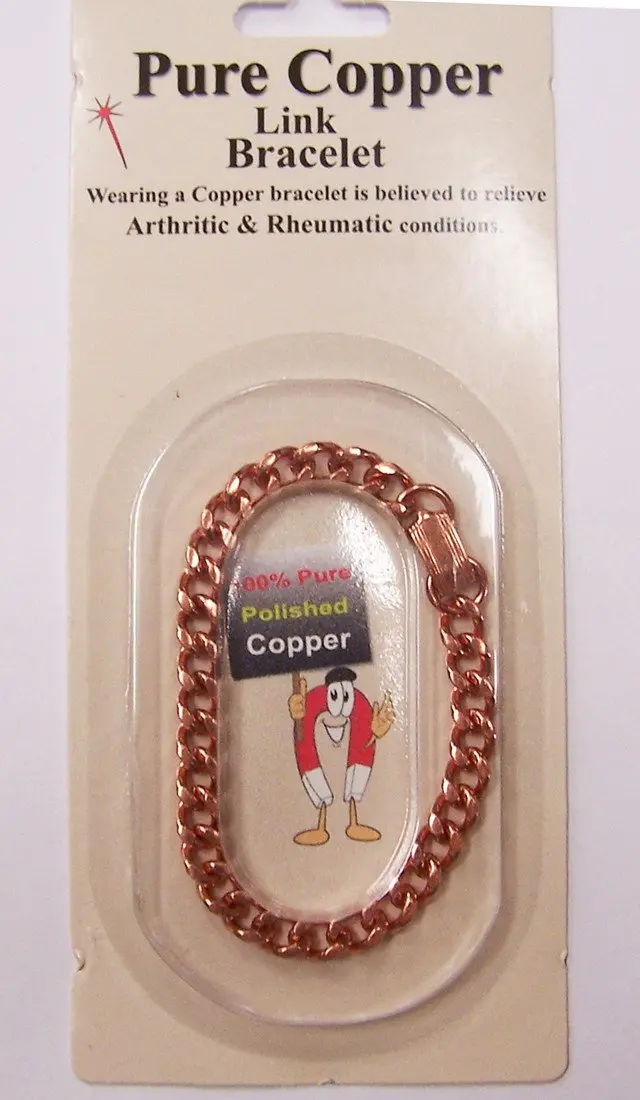 Solid Copper Heavy Womens Link Bracelet 1