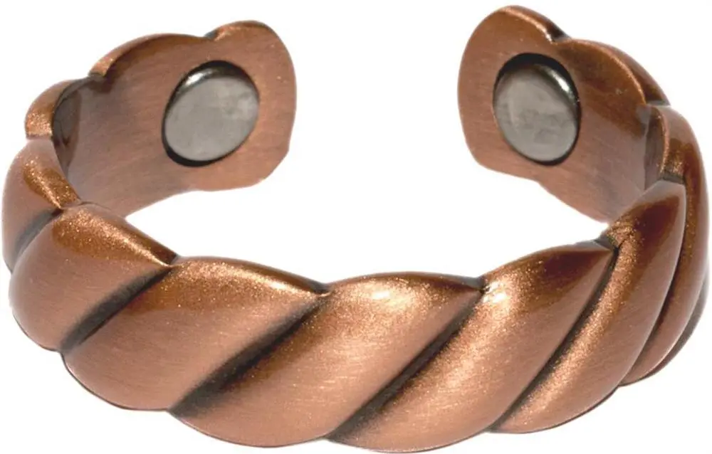 Pure Heavy Copper Style # C  Magnetic Ring 1