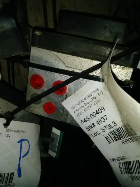 2006 Ram1500 All Wheel Abs Unit. Part Number 55366222Ah 1