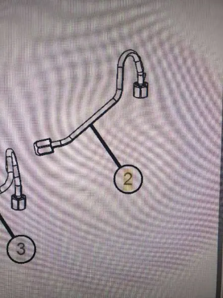 2022 Ram2500 Diesel Fuel Supply Tube. Part Number 68480003Aa 1