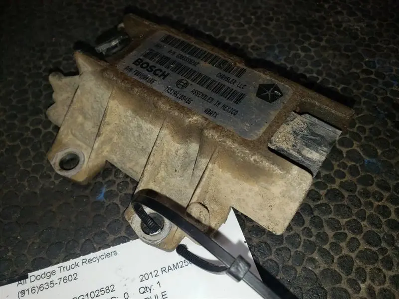 2012 Dodge Ram2500 Oxtgen Control Module. Part Number 68055582Ag 1