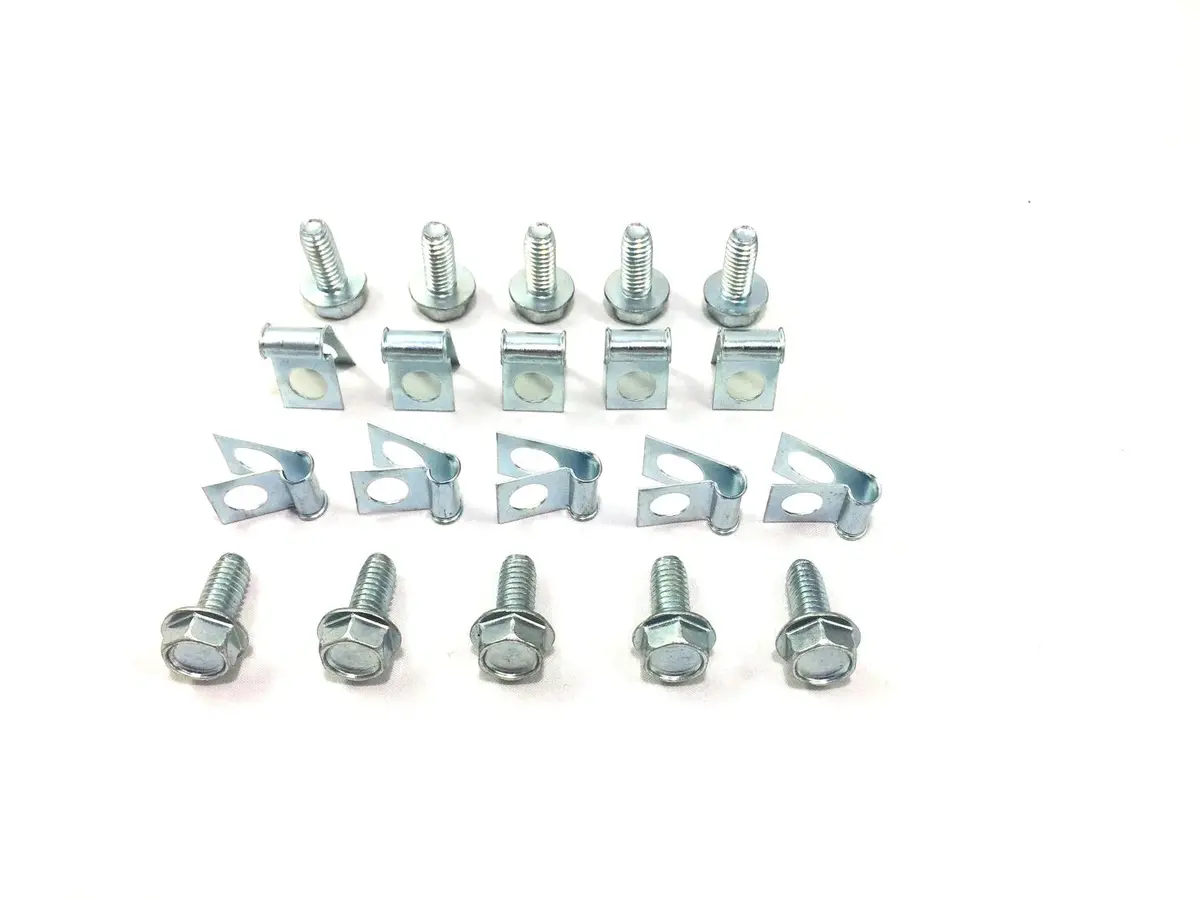 Brake Line Clip Set 3/8 W / Bolts 20 Pieces 1