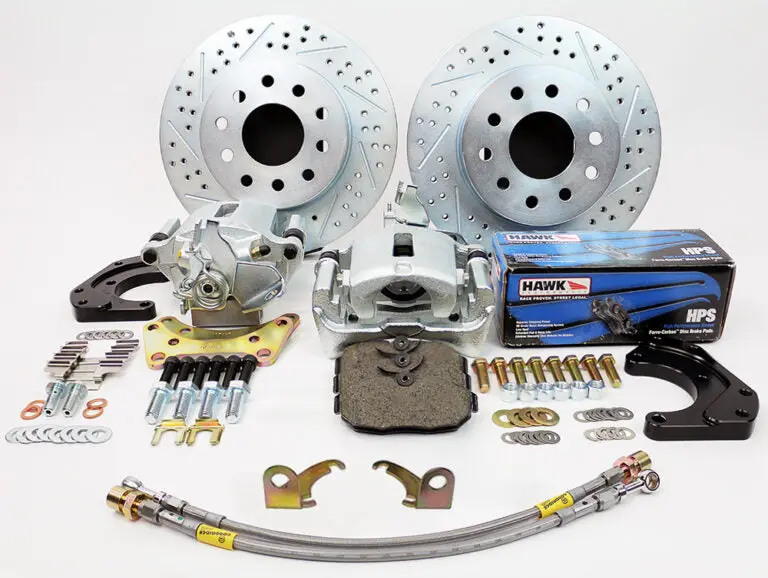 10 & 12 Bolt Car Gm Rear Disc Brake Conversion Kit - 11" Rotor C Clip 4