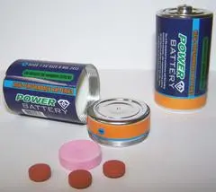D Battery Shaped Stash Pill Box 1