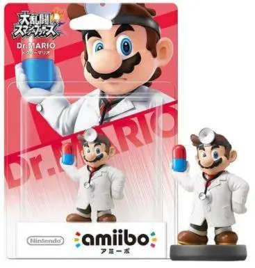Amiibo Super Smash Bros. Series Figure- Dr. Mario 1