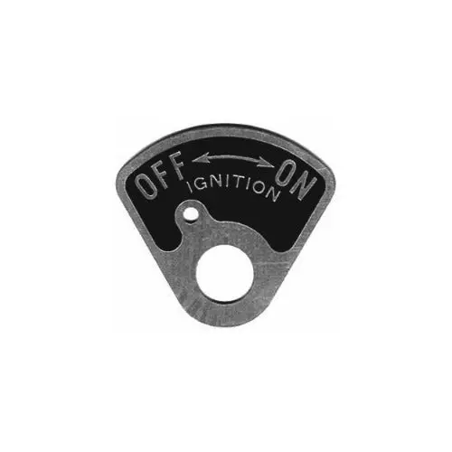 Data Plate #44 - M37 / M43 Ignition Switch 1