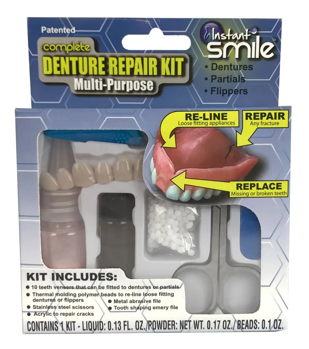 Complete Denture Repair & Reline Teeth Kit 1