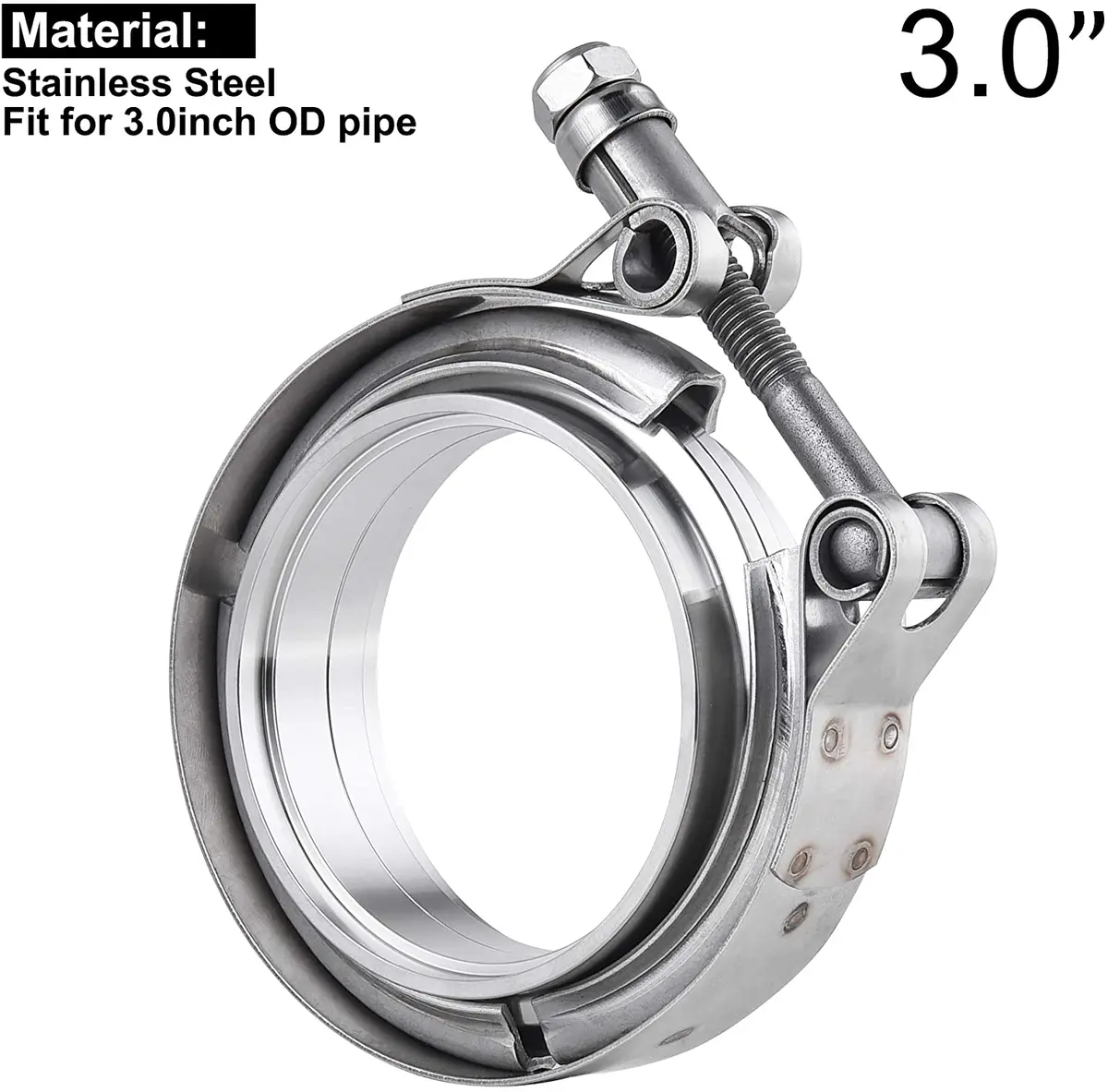 3.0" Stainless Steel V-Band Flange Assembly 1