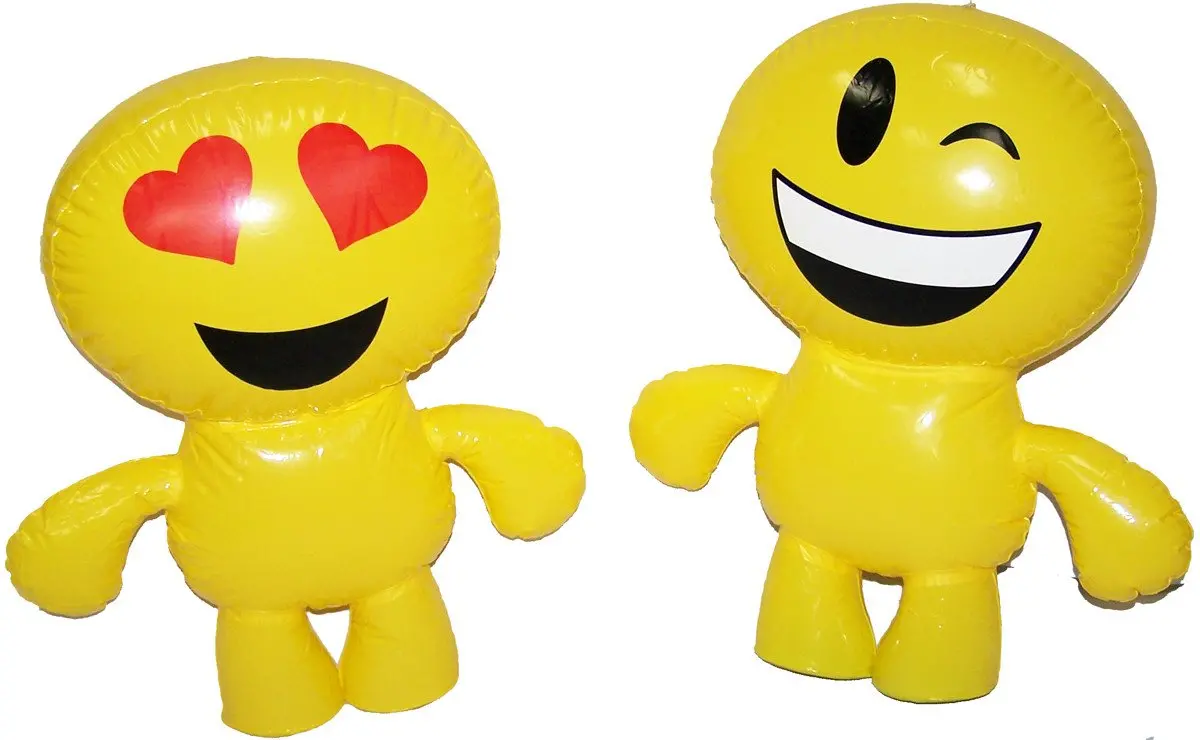 Yellow Emoji 24 Inch Characters Inflatables 1