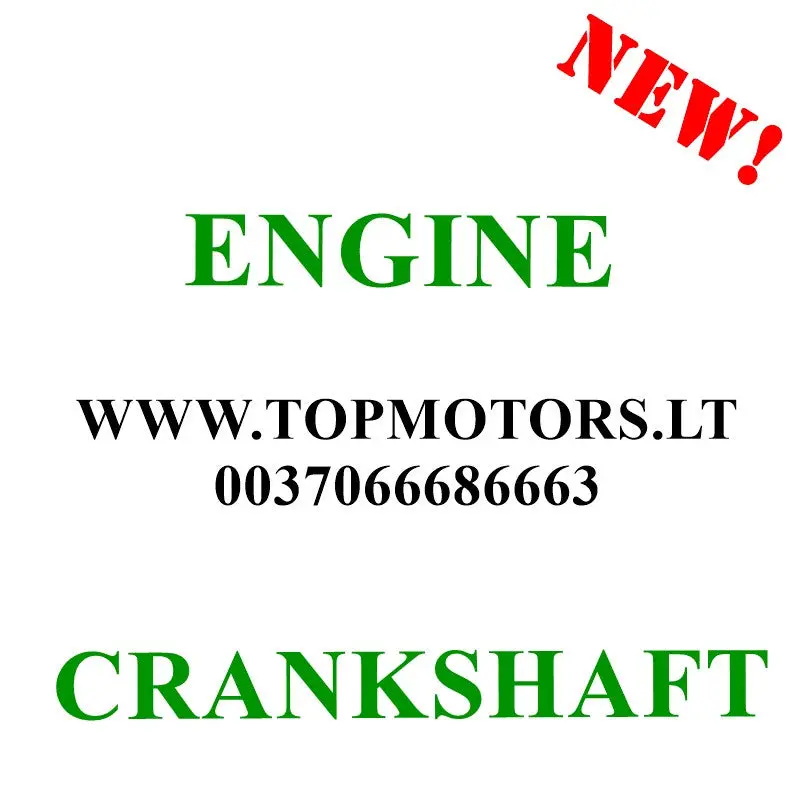 Mb Vito / Viano / Sprinter / C-Class / E-Class  1997 1998 1999 2000 2001 2002 2003 2004 2005 2006  2.2 Cdi Diesel / 75 Kw 611 / Om 611  New Engine Crankshaft 1