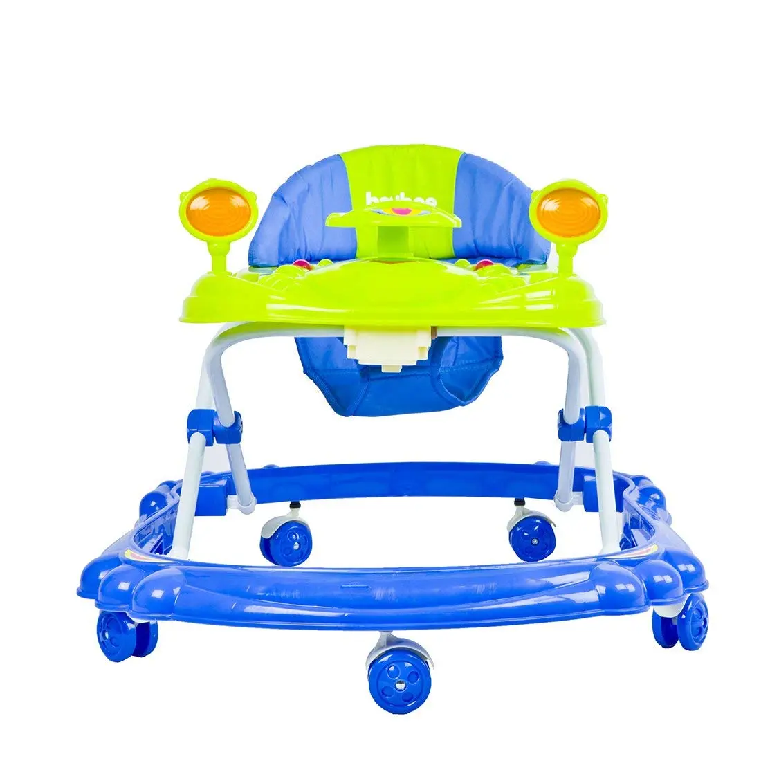 Winnie Baby Walker For 1-2 Years Boys & Girls, Kids Round Walker With Music & Lights Function, 3 Position Height Adjustable | Easy To Fold, Fun Toys & Activities For Kids 2