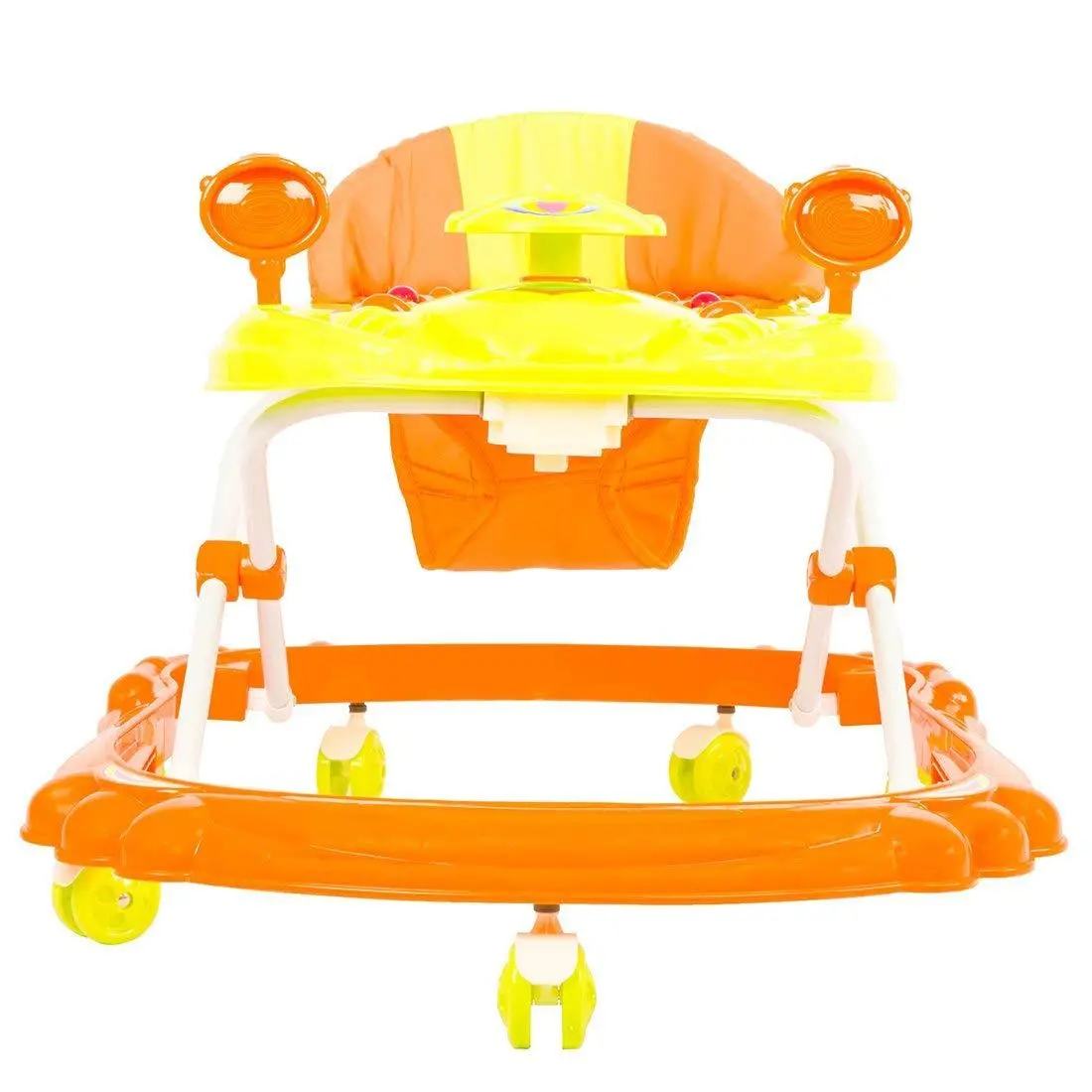 Winnie Baby Walker For 1-2 Years Boys & Girls, Kids Round Walker With Music & Lights Function, 3 Position Height Adjustable | Easy To Fold, Fun Toys & Activities For Kids 2