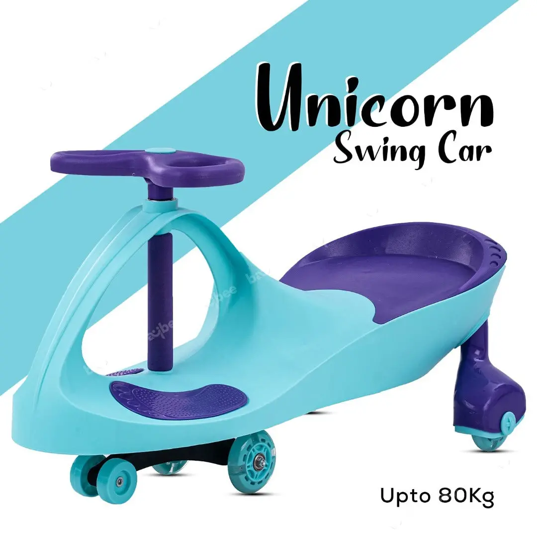 Unicorn Baby Magic Car For Kids Smoothest Pu Wheels Push Ride On Baby Twister Magic Car For Boys Girls 2-5 Years 2