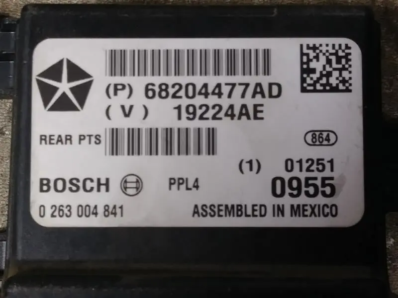 2015 Ram 3500 Park Assist Module. Part Number 68204477Ad 2