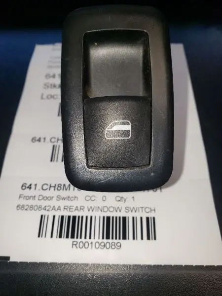 2013 Dodge Ram1500 Rear Window Switch. Part Number 68280842Aa 1