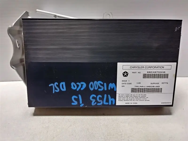 2015 Ram1500 Stereo Amplifier. Part Number 68248793Ab 1