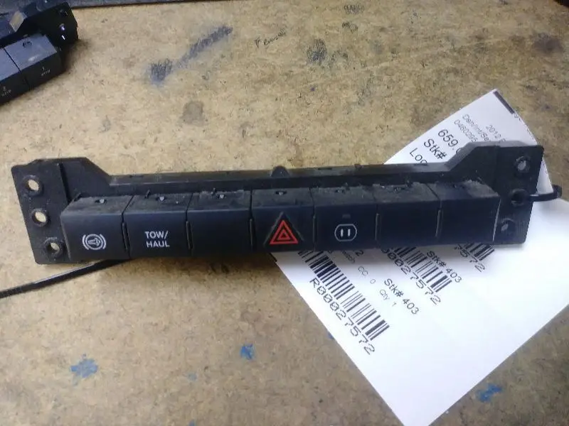 2012 Dodge Ram1500 Instrument Switch Panel. Part Number 4602951Ab 1