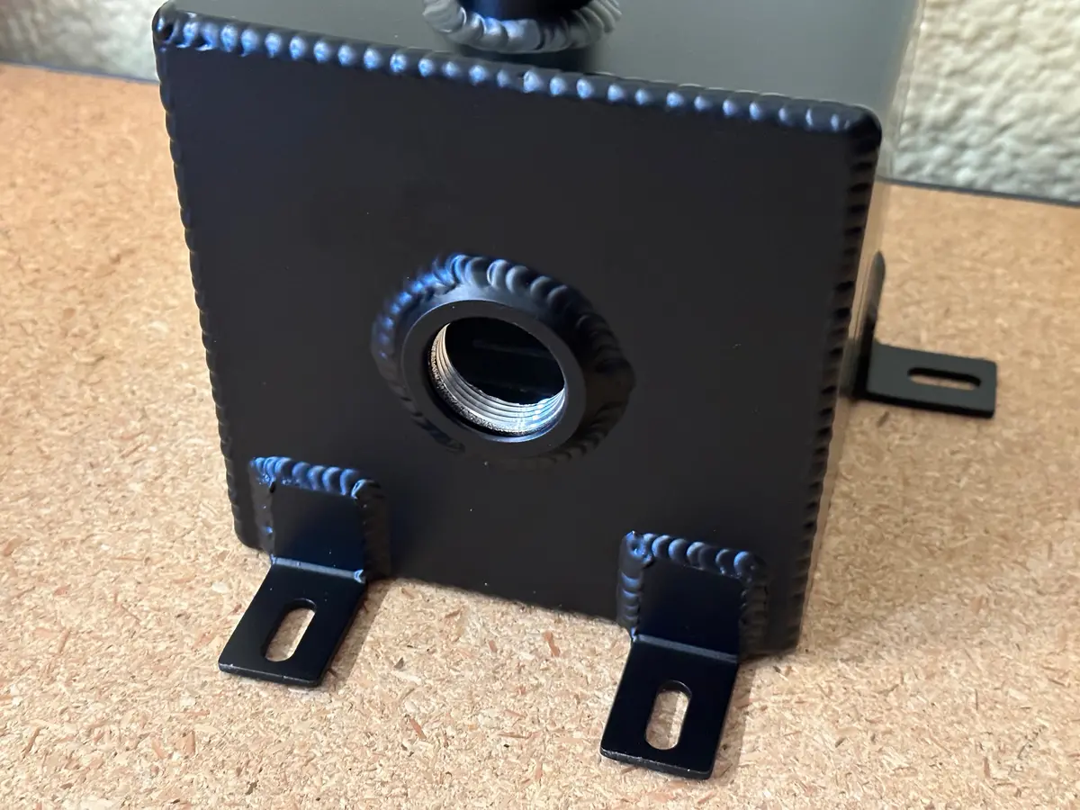 Intercooler Reservoir Tank - Universal 1 Gallon Capacity - Aluminum An 2