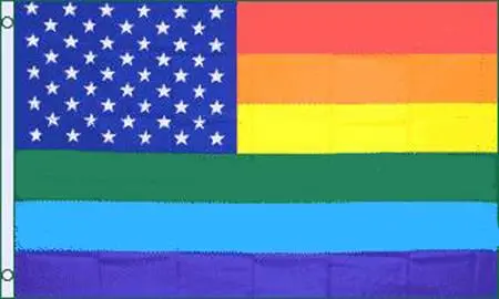 Usa Rainbow (3Ft X 5Ft) Flag 1