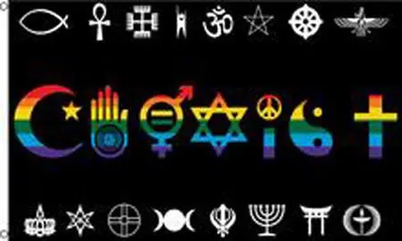 Rainbow Coexist (3Ft X 5Ft) Flag 1