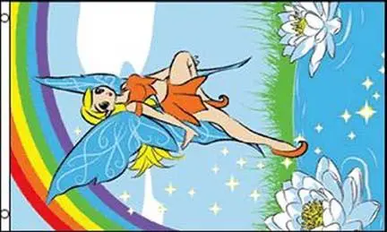 Rainbow Fairy (3Ft X 5Ft) Flag 1