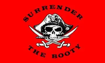 Surrender The Booty (3Ft X 5Ft) Flag 1