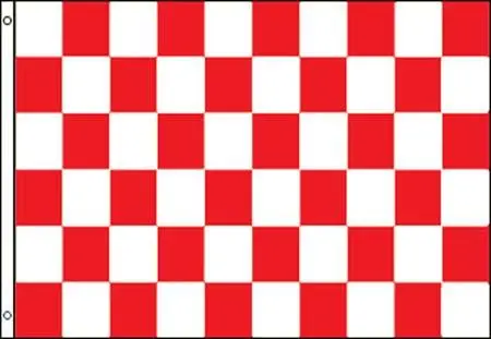 Red White Checkered Flag 1