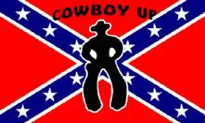 Cowboy Up (3Ft X 5Ft) Flag 1