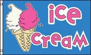 Ice Cream (3Ft X 5Ft) Flag 1