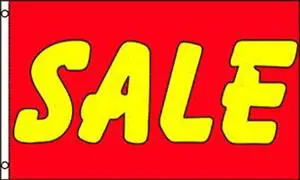 Red Yellow Sale (3Ft X 5Ft) Flag 1