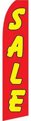 Super Swooper (15Ft) Yellow Red Sale Flag 1
