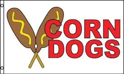 Corn Dogs (3Ft X 5Ft) Flag 1