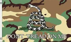 Dont Tread On Me Camoflauged Flag (3Ft X 5Ft) 1