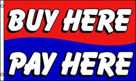 Buy Here Pay Here (3Ft X 5Ft) Financing Flag 1