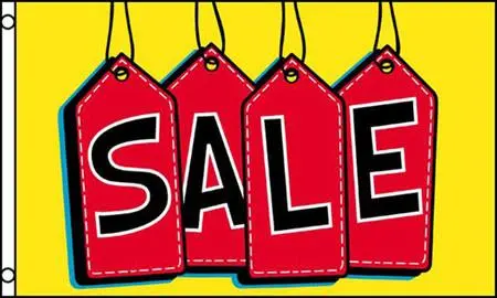 Sale With Tags (3Ft X 5Ft) Flag 1