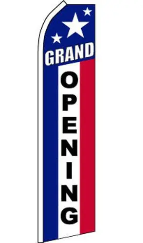 Super Swooper (15Ft) Grand Opening Flag 1