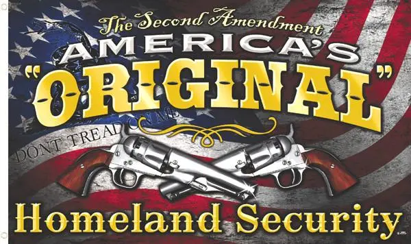Original Homeland Security Deluxe (3Ft X 5Ft) Flag 1