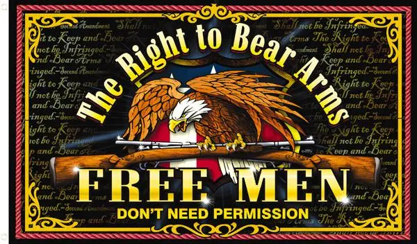 Right To Bear Arms Deluxe (3Ft X 5Ft) Flag 1