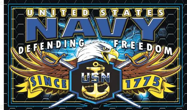 Navy Strike Force Deluxe (3Ft X 5Ft) Flag 1