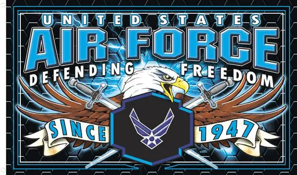 Airforce Strike Force Deluxe (3Ft X 5Ft) Flag 1